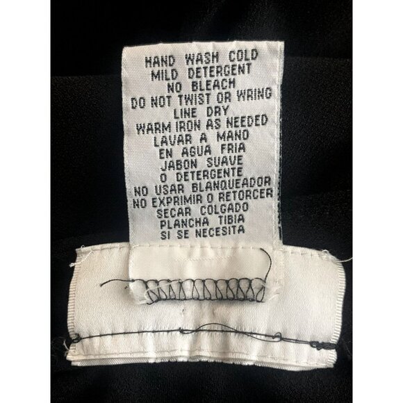 Dressbarn Womens Black Keyhole Short Sleeve Midi Dress Size 10 - Picture 7 of 12